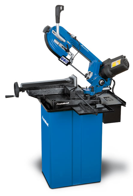 METALLKRAFT Besonders leise und präzise Gehrungs-Metallbandsäge MBS 155 K