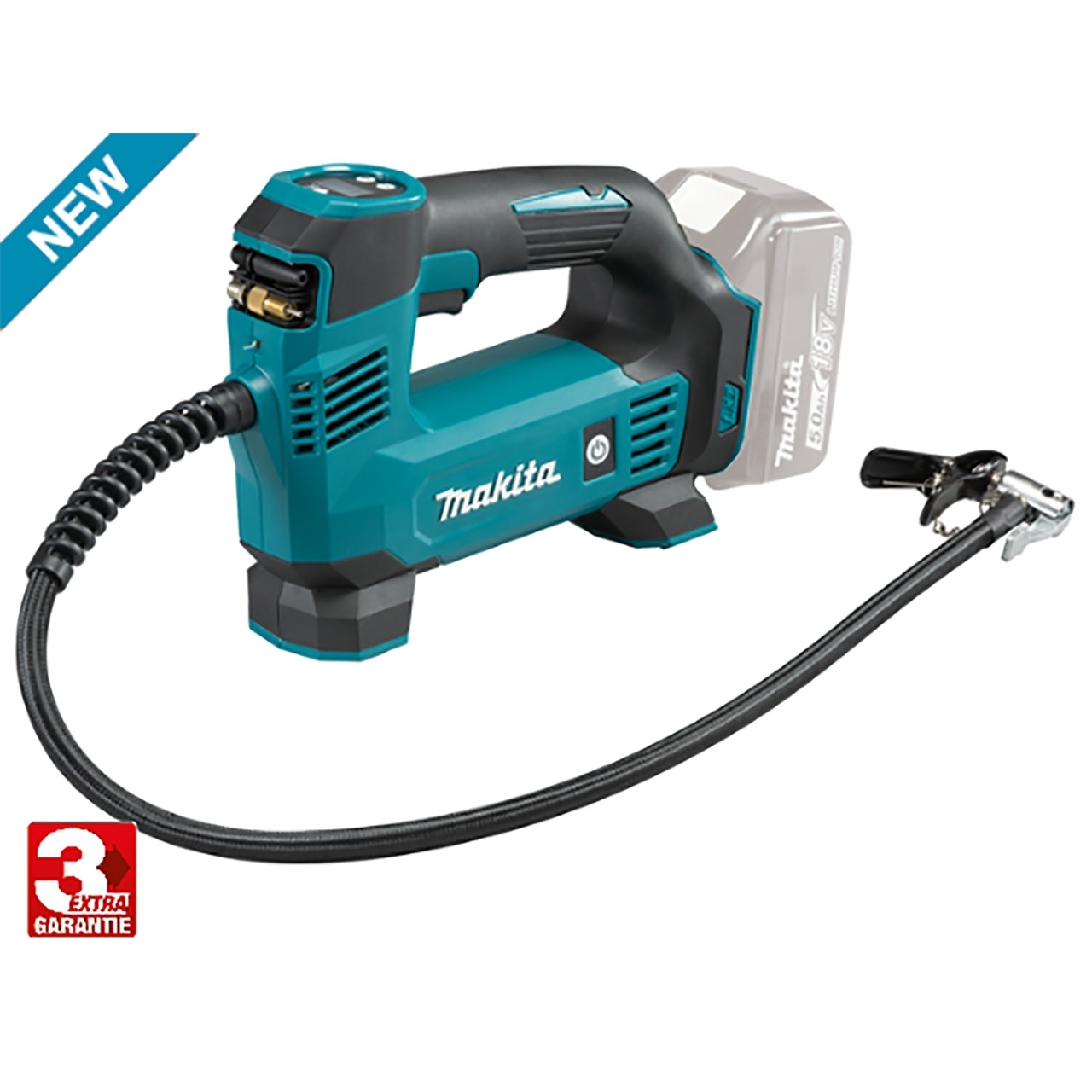 MAKITA Akku-Kompressor DMP180Z 8,3 bar 10l/min. MAKITA Akku-Kompressor DMP180Z 8,3 bar 10l/min.
