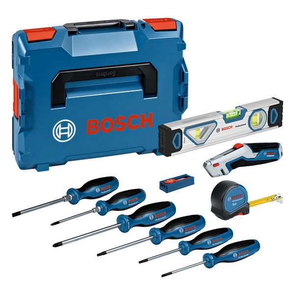 BOSCH Combo Kit Set mit Schraubendrehern und verschiedenen Handwerkzeugen, 19-tlg.