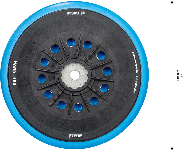 BOSCH EXPERT Multi-Loch-Schleifteller für Bosch, 150 mm, hart BOSCH EXPERT Multi-Loch-Schleifteller für Bosch, 150 mm, hart