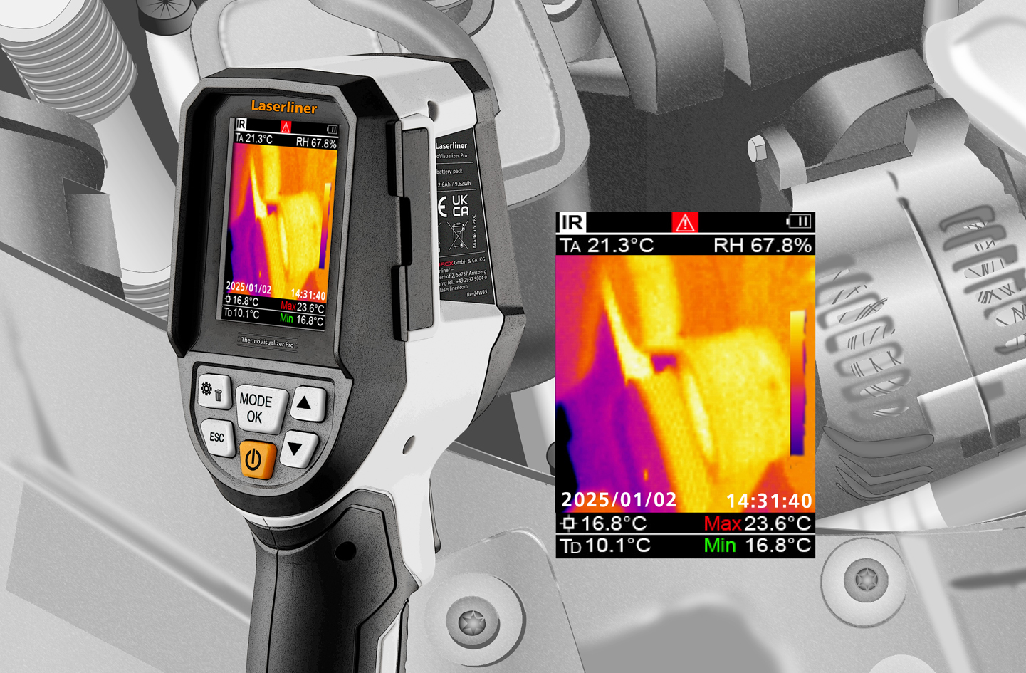 LASERLINER Wärmebildkamera ThermoVisualizer Pro LASERLINER Wärmebildkamera ThermoVisualizer Pro