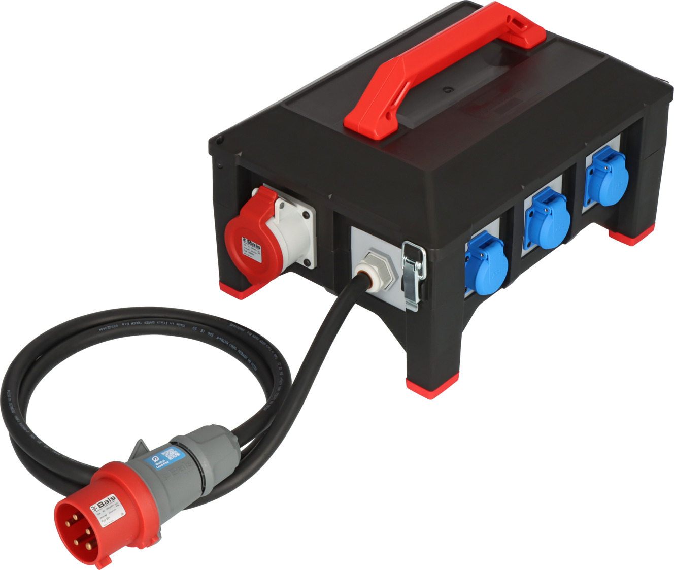 BRENNENSTUHL Professional Gummi-Baustromverteiler BSV 5-32A FI Typ B 2m H07RN-F 5G6,0 1xCEE32A+2x16A BRENNENSTUHL Professional Gummi-Baustromverteiler BSV 5-32A FI Typ B 2m H07RN-F 5G6,0 1xCEE32A+2x16A