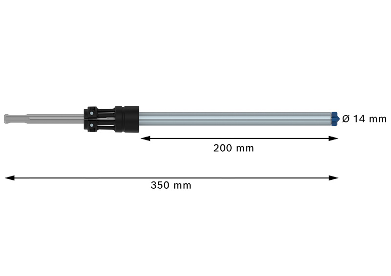 BOSCH EXPERT SDS Clean plus-8X Hammerbohrer 14 x 200 x 350 mm BOSCH EXPERT SDS Clean plus-8X Hammerbohrer 14 x 200 x 350 mm