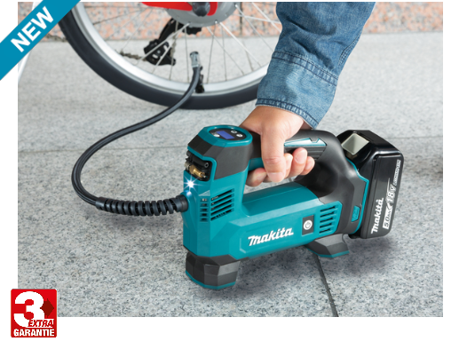 MAKITA Akku-Kompressor DMP180Z 8,3 bar 10l/min. MAKITA Akku-Kompressor DMP180Z 8,3 bar 10l/min.