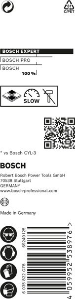 BOSCH EXPERT CYL-9 MultiConstruction Bohrer, 4 x 40 x 75 mm