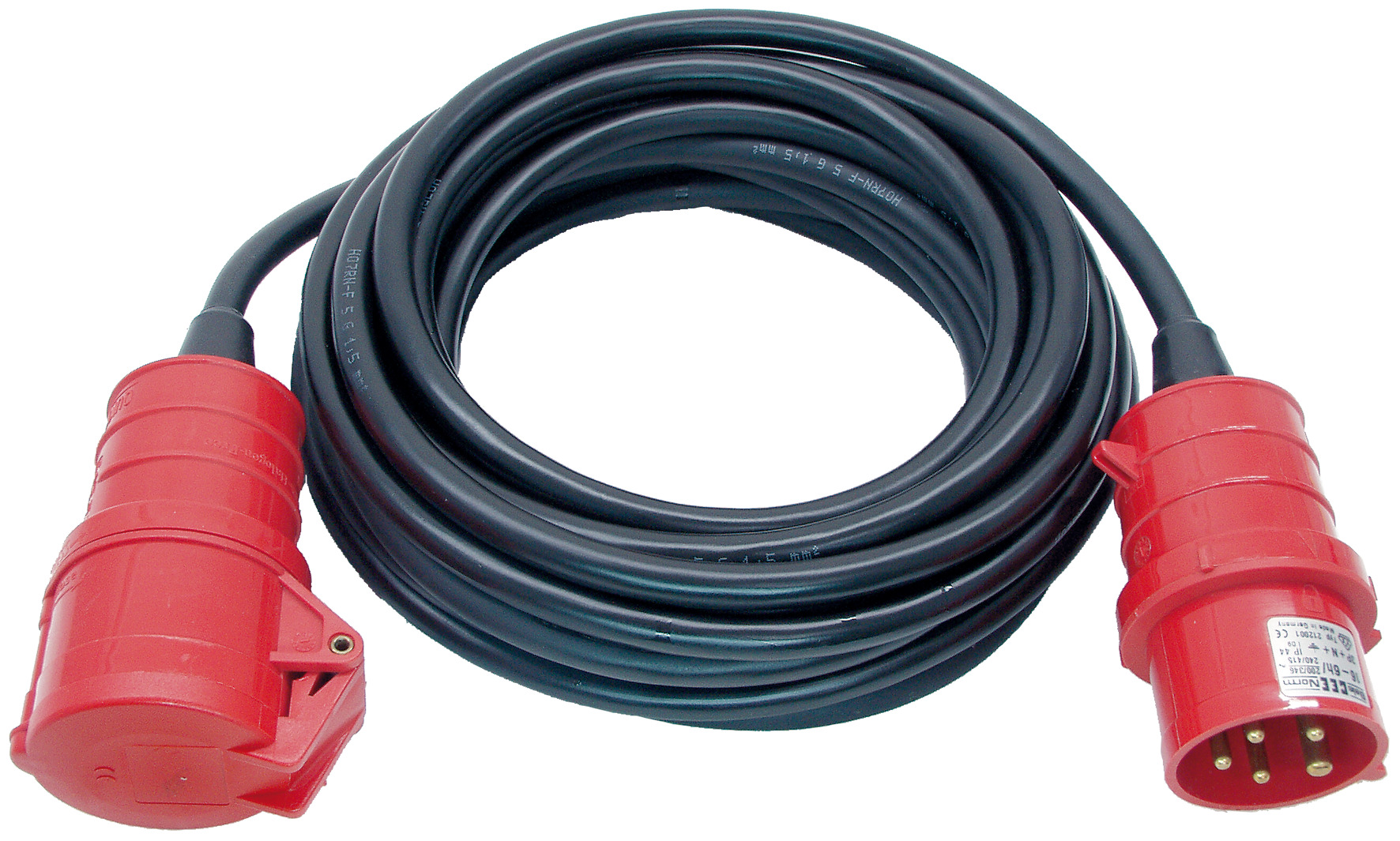 BRENNENSTUHL Professional CEE Verlängerungskabel IP44 25m schwarz H07RN-F 5G2,5 5-polig 400V/16A BRENNENSTUHL Professional CEE Verlängerungskabel IP44 25m schwarz H07RN-F 5G2,5 5-polig 400V/16A