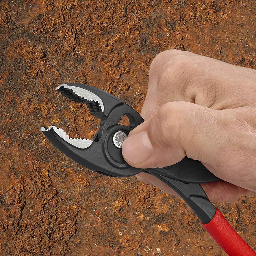 KNIPEX Frontgreifzange TwinGrip schwarz atramentiert 200 mm KNIPEX Frontgreifzange TwinGrip schwarz atramentiert 200 mm