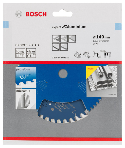 BOSCH Kreissägeblatt Expert for Aluminium, 140 x 20 x 1,8 mm, 42Z BOSCH Kreissägeblatt Expert for Aluminium, 140 x 20 x 1,8 mm, 42Z