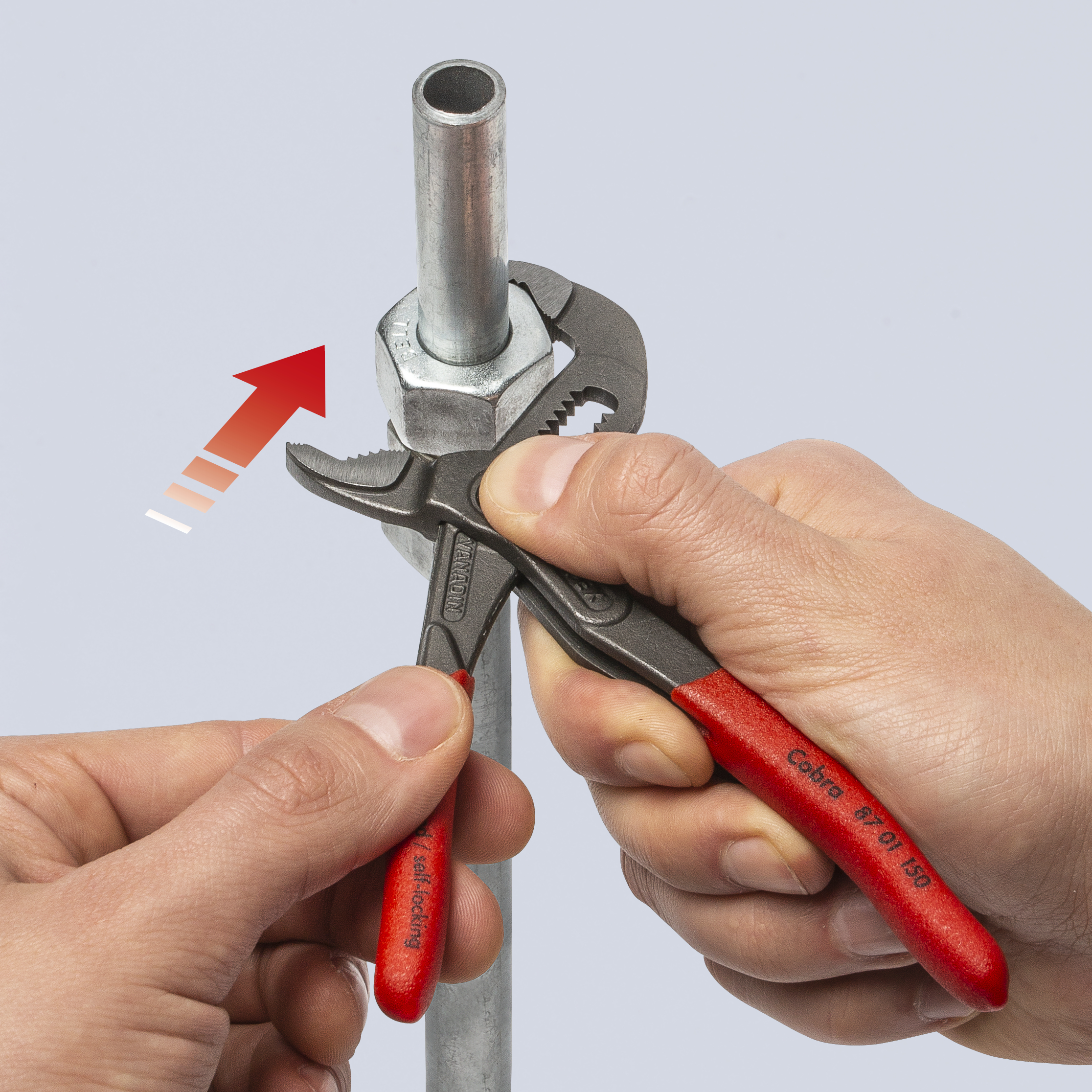 KNIPEX Hightech-Wasserpumpenzange Cobra grau atramentiert 150 mm KNIPEX Hightech-Wasserpumpenzange Cobra grau atramentiert 150 mm