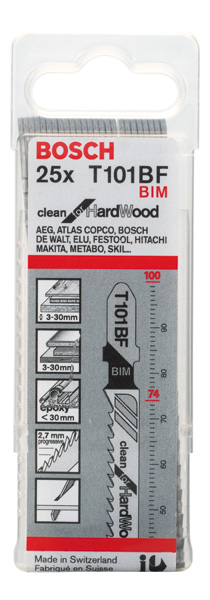 BOSCH Stichsägeblatt T 101 BF BOSCH Stichsägeblatt T 101 BF