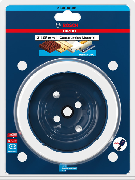 BOSCH EXPERT Construction Material Lochsäge, 105 x 60 mm BOSCH EXPERT Construction Material Lochsäge, 105 x 60 mm