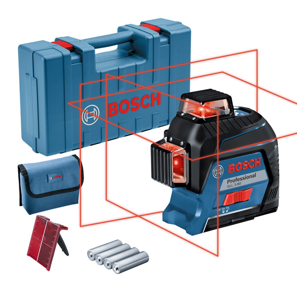 BOSCH Linienlaser GLL 3-80 im Handwerkerkoffer BOSCH Linienlaser GLL 3-80 im Handwerkerkoffer