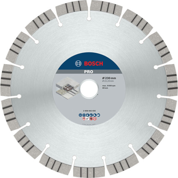 BOSCH Diamanttrennscheibe Best for Concrete BOSCH Diamanttrennscheibe Best for Concrete