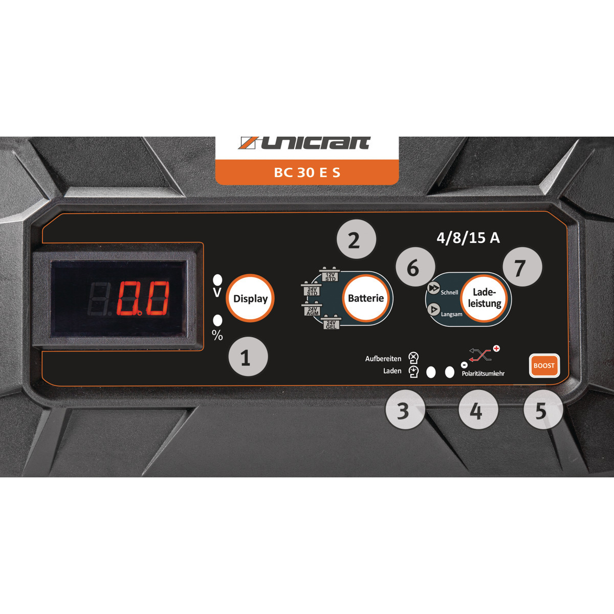 UNICRAFT Batterielade-/startgerät BC 30 E S