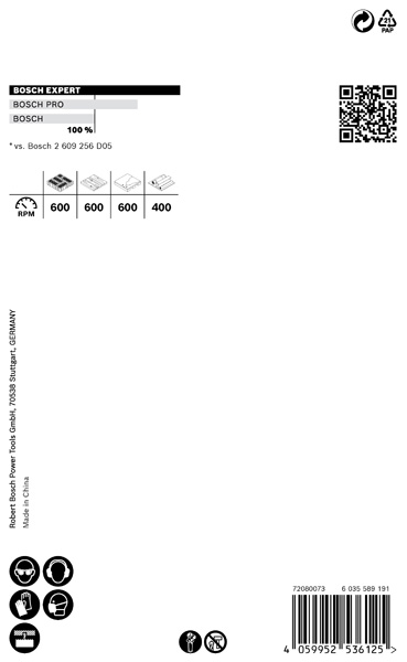 BOSCH EXPERT Construction Material Lochsäge, 60 x 60 mm BOSCH EXPERT Construction Material Lochsäge, 60 x 60 mm