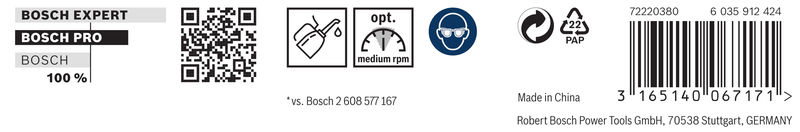 BOSCH Metallbohrer HSS-G, DIN 340