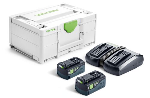 FESTOOL Energie-Set SYS 18V 2xHP5,0/TCL6DUO FESTOOL Energie-Set SYS 18V 2xHP5,0/TCL6DUO