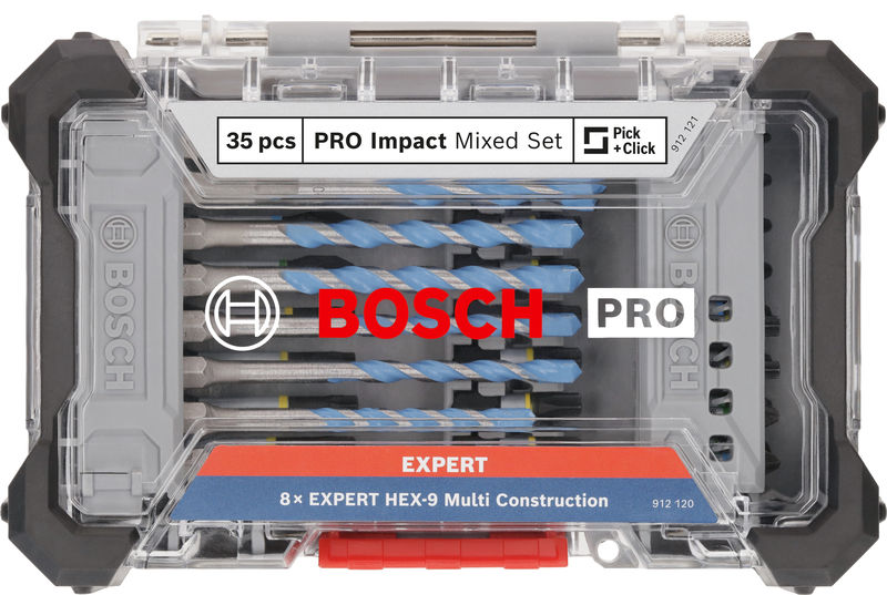 BOSCH PRO Impact Schrauberbits und Multi Construction Bohrer Set, 35-tlg. BOSCH PRO Impact Schrauberbits und Multi Construction Bohrer Set, 35-tlg.