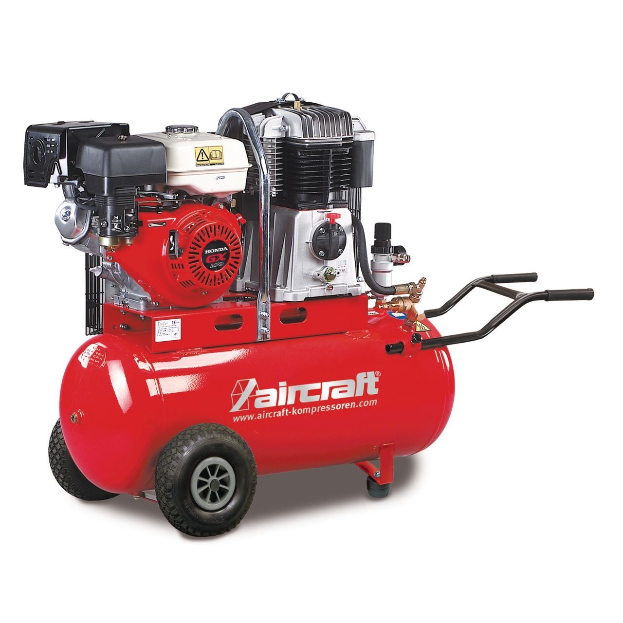 AIRCRAFT Mobiler Kolbenkompressor mit Benzinmotor AIRBAU 652/100 B PRO AIRCRAFT Mobiler Kolbenkompressor mit Benzinmotor AIRBAU 652/100 B PRO