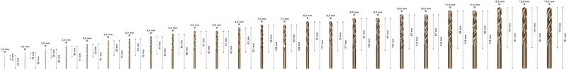 BOSCH PRO Stainless Steel HSS-Co Spiralbohrer-Set, 25-tlg. BOSCH PRO Stainless Steel HSS-Co Spiralbohrer-Set, 25-tlg.