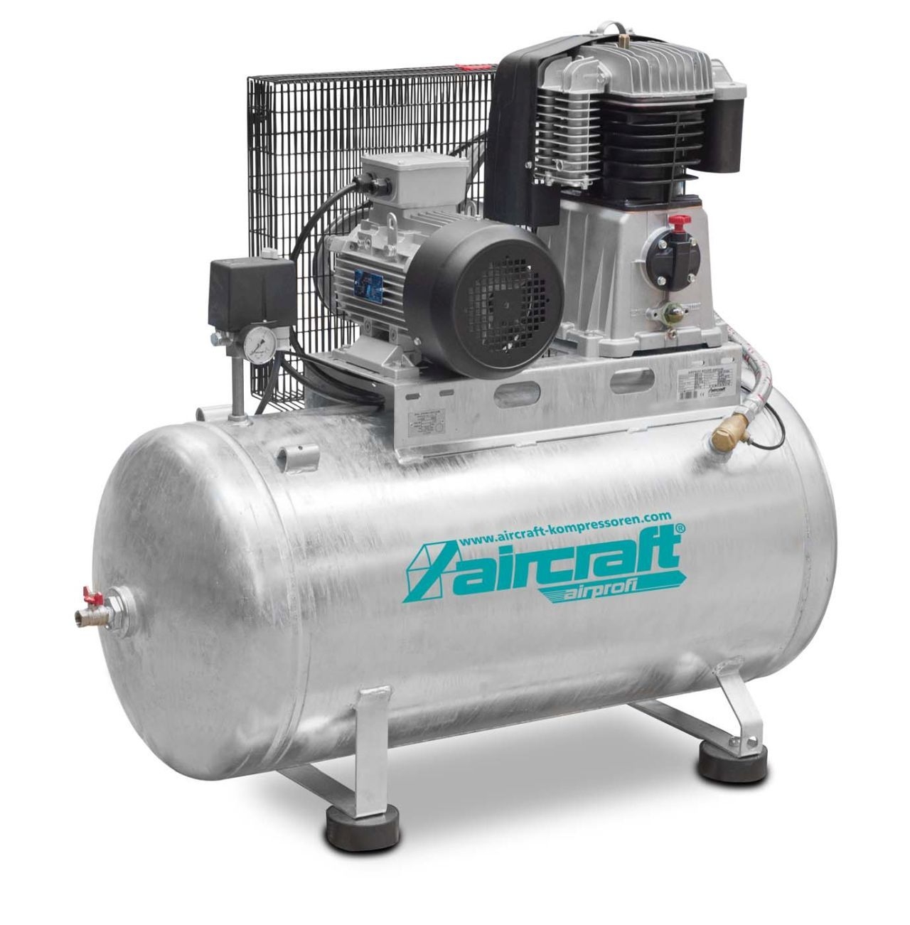 AIRCRAFT Stationärer Kolbenkompressor (10 bar) AIRPROFI 853/200/10 H