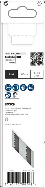 BOSCH PRO Metal Sandwich T718BF Stichsägeblatt, 180 mm, 3-tlg. BOSCH PRO Metal Sandwich T718BF Stichsägeblatt, 180 mm, 3-tlg.