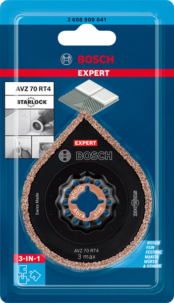 BOSCH EXPERT 3 max AVZ 70 RT4 Platte, 70 mm BOSCH EXPERT 3 max AVZ 70 RT4 Platte, 70 mm