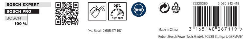 BOSCH Metallbohrer HSS-G, DIN 340