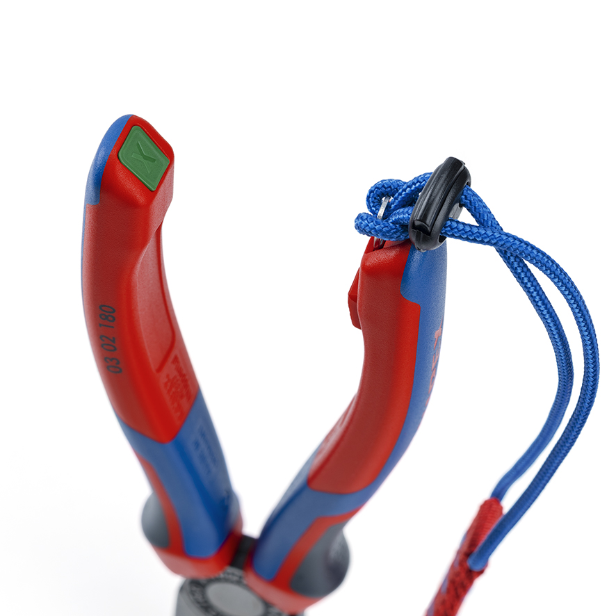 KNIPEX Kombizange schwarz atramentiert 180 mm