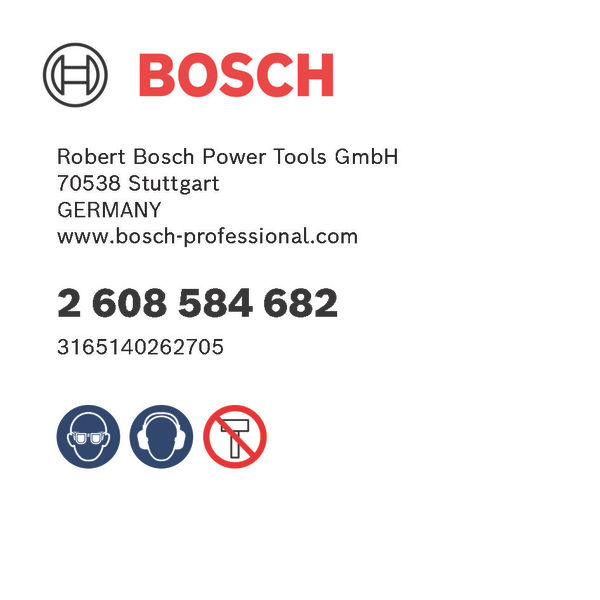 BOSCH Power Change-Adapter Nuss-Set, 6‑tlg. BOSCH Power Change-Adapter Nuss-Set, 6‑tlg.