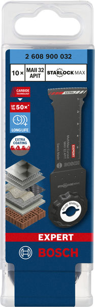 BOSCH EXPERT MultiMax MAII 32 APIT Blatt für Multifunktionswerkzeuge, 32 mm, 10 Stück BOSCH EXPERT MultiMax MAII 32 APIT Blatt für Multifunktionswerkzeuge, 32 mm, 10 Stück