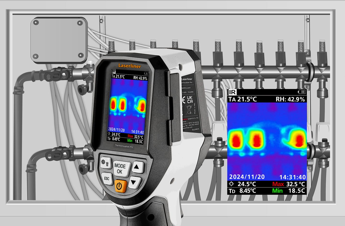 LASERLINER Wärmebildkamera ThermoVisualizer Pro LASERLINER Wärmebildkamera ThermoVisualizer Pro