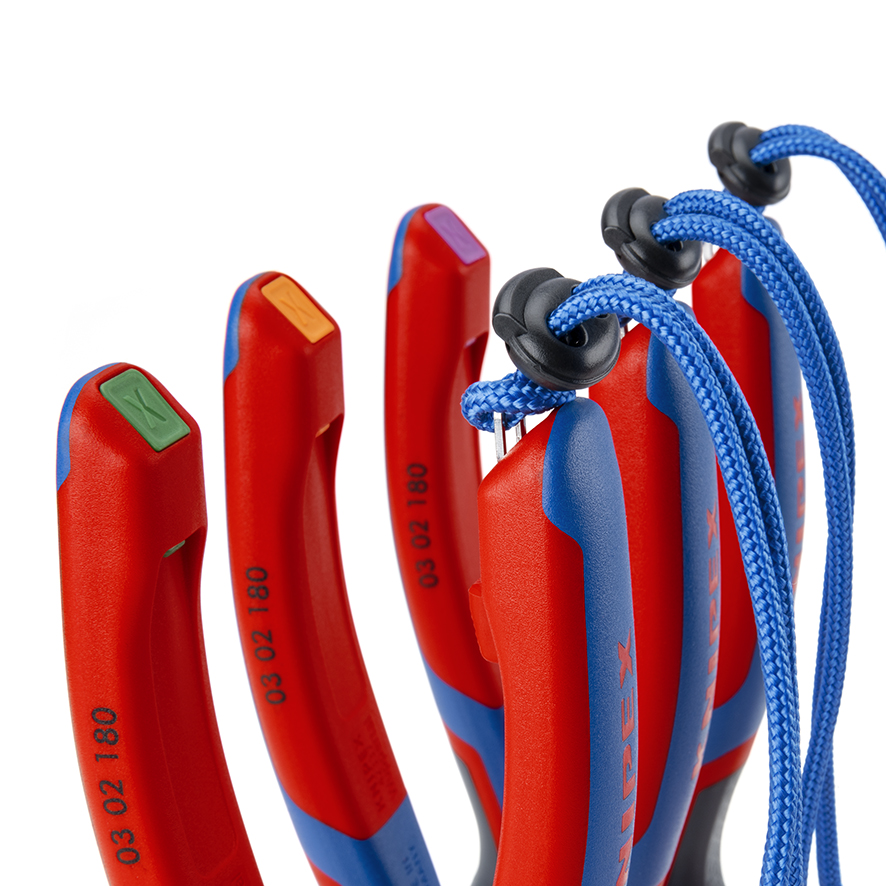 KNIPEX Kombizange schwarz atramentiert 180 mm