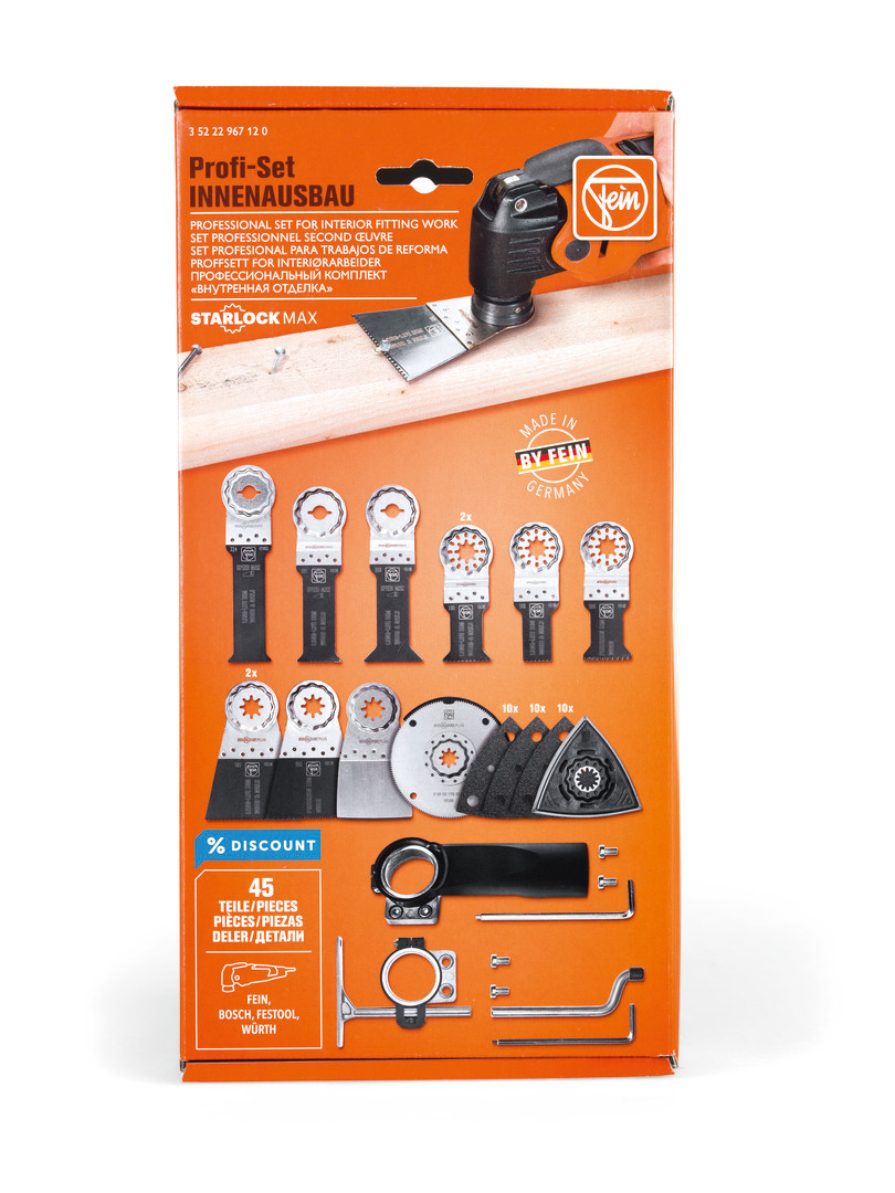 FEIN Profi-Set StarlockMax INNENAUSBAU, Aufnahme StarlockMax FEIN Profi-Set StarlockMax INNENAUSBAU, Aufnahme StarlockMax