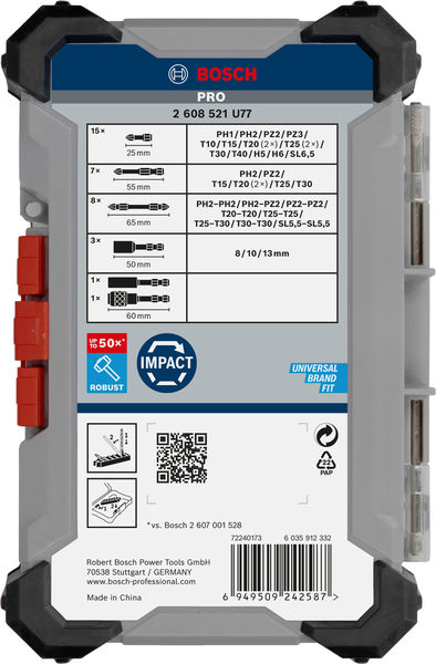 BOSCH PRO Impact Schrauberbit Set, 35-tlg. BOSCH PRO Impact Schrauberbit Set, 35-tlg.