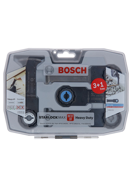 BOSCH Starlock Best of Heavy Duty Set für Multifunktionswerkzeuge, 4-tlg. BOSCH Starlock Best of Heavy Duty Set für Multifunktionswerkzeuge, 4-tlg.