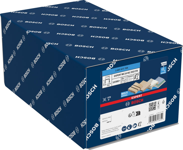 BOSCH EXPERT MC16-KG 35G ETA Kronenklammer mit mittlerem Rücken, 1,6/16 g, 35 mm BOSCH EXPERT MC16-KG 35G ETA Kronenklammer mit mittlerem Rücken, 1,6/16 g, 35 mm