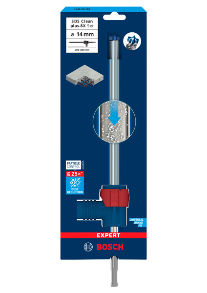 BOSCH EXPERT SDS Clean plus-8X Hammerbohrer-Set 14 x 200 x 350 mm BOSCH EXPERT SDS Clean plus-8X Hammerbohrer-Set 14 x 200 x 350 mm