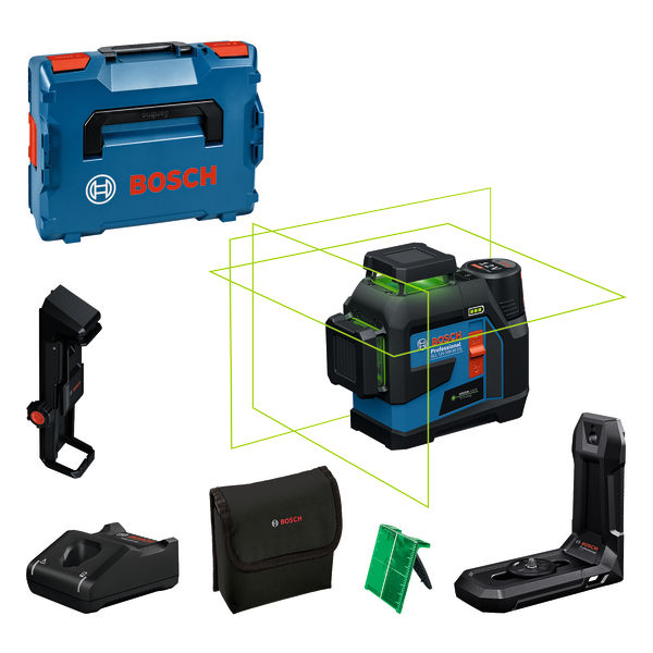 BOSCH Linienlaser GLL 12V-100-33 CG, 1 x Akku GBA 12V 2.0Ah in L-BOXX BOSCH Linienlaser GLL 12V-100-33 CG, 1 x Akku GBA 12V 2.0Ah in L-BOXX