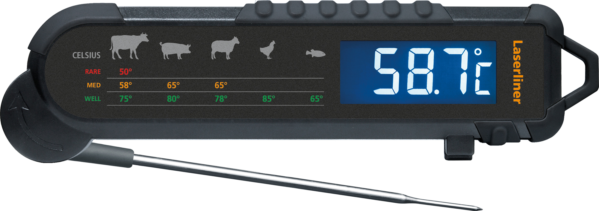 LASERLINER Grill-, Gar und Bratenthermometer ThermoMaitre LASERLINER Grill-, Gar und Bratenthermometer ThermoMaitre
