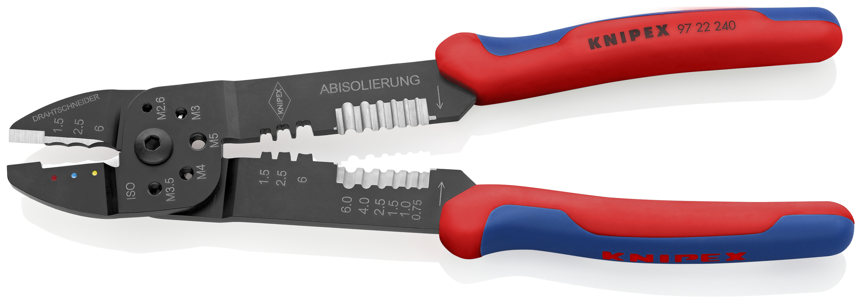 KNIPEX Crimpzange schwarz lackiert 240 mm KNIPEX Crimpzange schwarz lackiert 240 mm