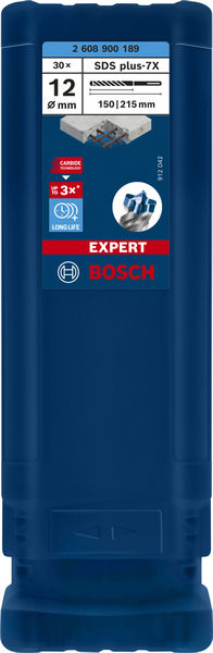 BOSCH EXPERT SDS plus-7X Hammerbohrer, 12 x 150 x 215 mm, 30-tlg. BOSCH EXPERT SDS plus-7X Hammerbohrer, 12 x 150 x 215 mm, 30-tlg.