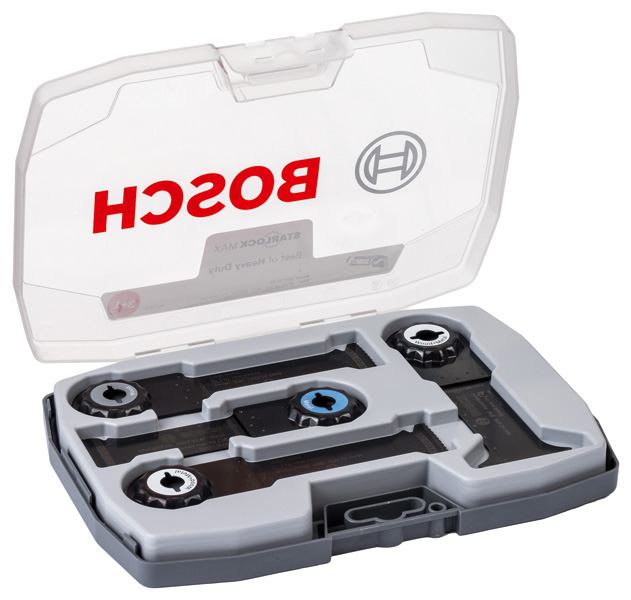 BOSCH Starlock Best of Heavy Duty Set für Multifunktionswerkzeuge, 4-tlg. BOSCH Starlock Best of Heavy Duty Set für Multifunktionswerkzeuge, 4-tlg.