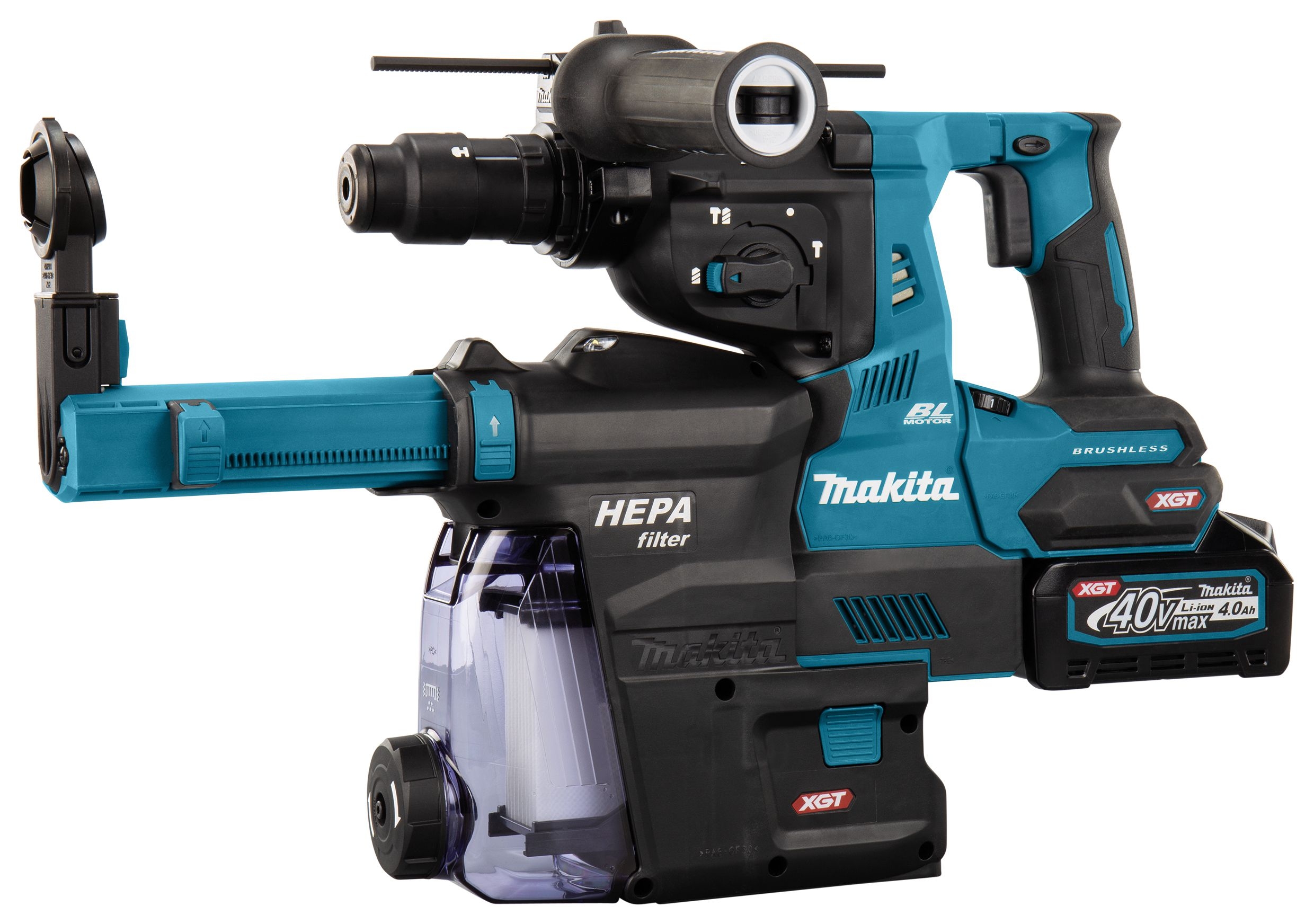MAKITA Akku-Kombihammer SDS-PLUS HR004GM202 40V max.