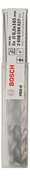 BOSCH Metallbohrer HSS-G, DIN 340 BOSCH Metallbohrer HSS-G, DIN 340