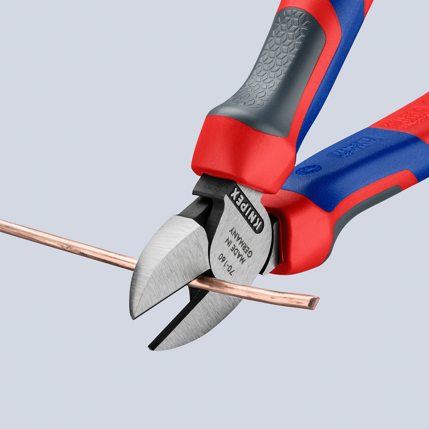 KNIPEX Seitenschneider schwarz atramentiert 160 mm