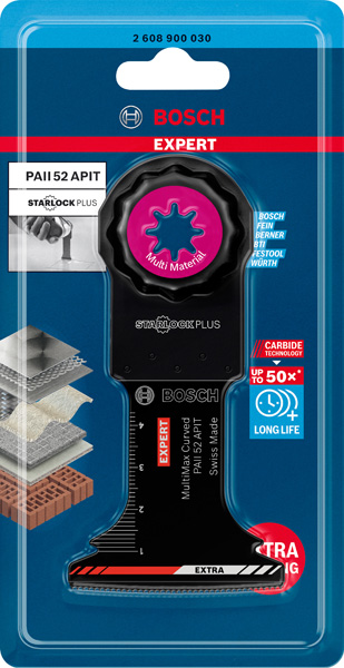BOSCH EXPERT MultiMax PAII 52 APIT Blatt für Multifunktionswerkzeuge, 52 mm BOSCH EXPERT MultiMax PAII 52 APIT Blatt für Multifunktionswerkzeuge, 52 mm