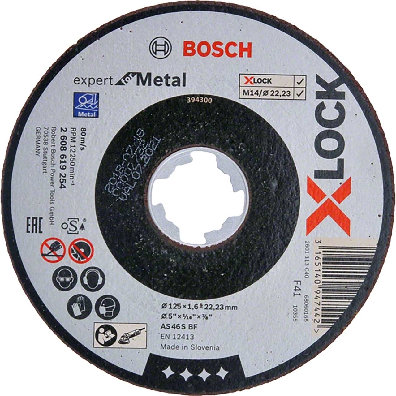 BOSCH X-LOCK Expert for Inox 115 x 1,6 x 22,23 Trennscheibe gerade BOSCH X-LOCK Expert for Inox 115 x 1,6 x 22,23 Trennscheibe gerade