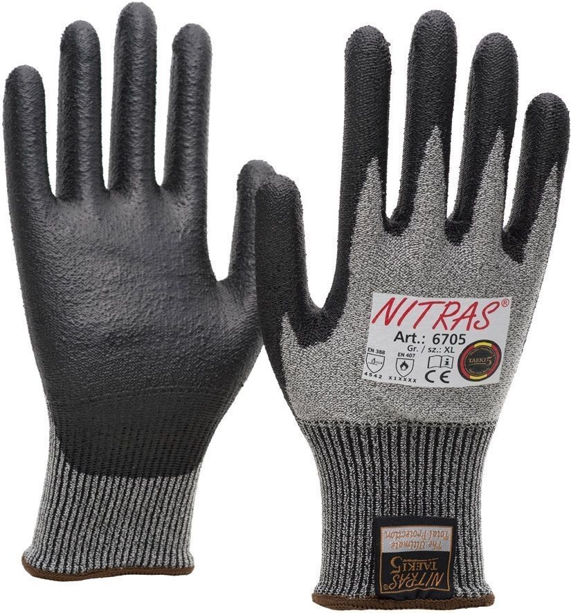 NITRAS Schnittschutzhandschuh Taeki5, PU-besch., Gr. XL NITRAS Schnittschutzhandschuh Taeki5, PU-besch., Gr. XL