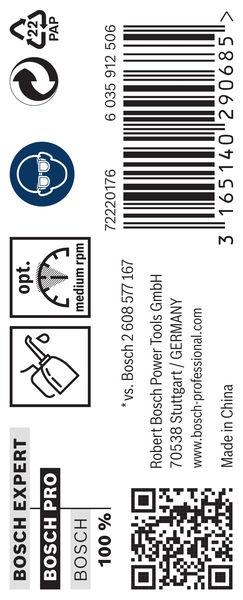 BOSCH Metallbohrer HSS-G, DIN 338